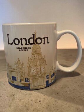 Starbucks London 16oz Ceramic Mug 2015 Global Icon City Collector Series